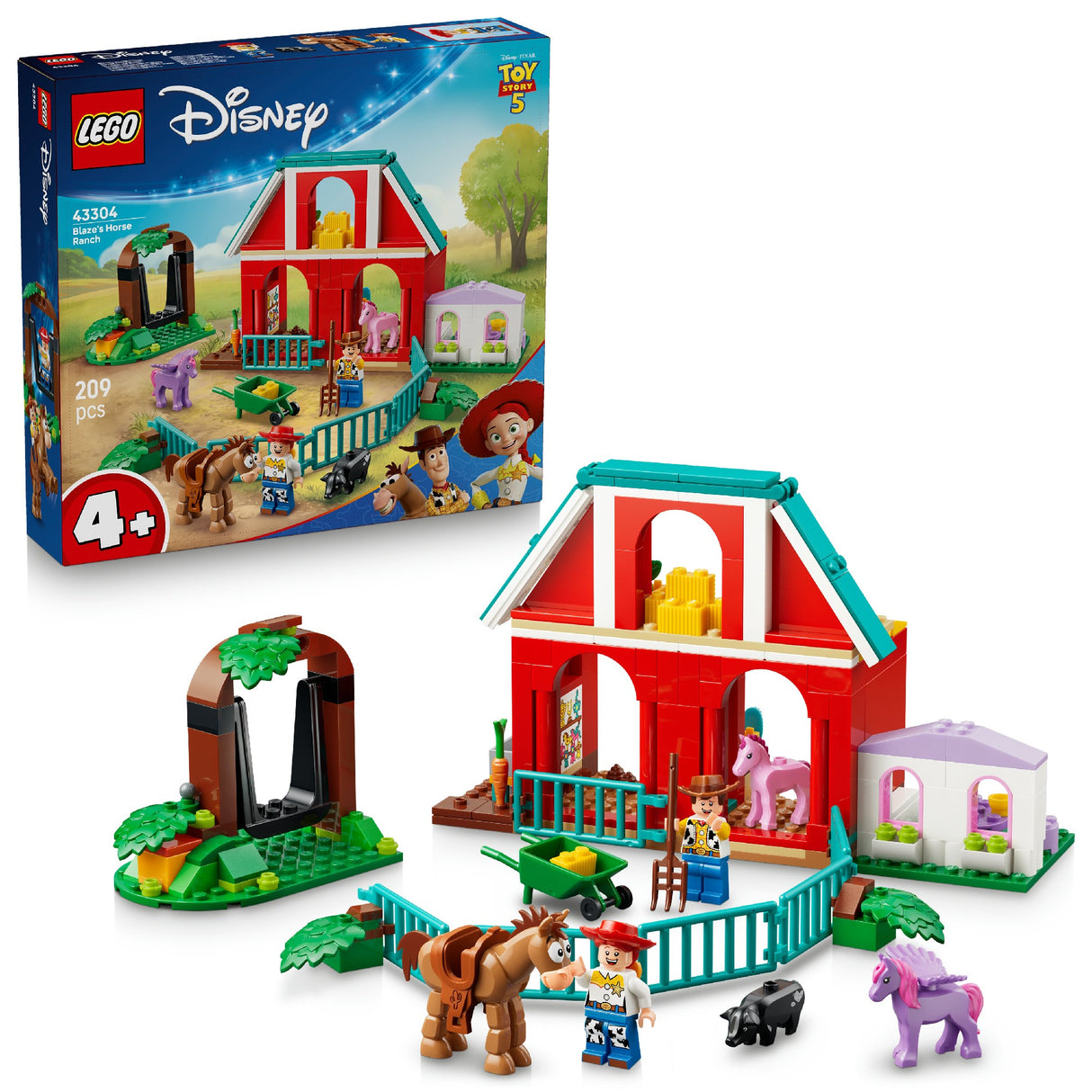 Lego Disney Pixar Blaze'S Horse Ranch 43304 Age: 4+