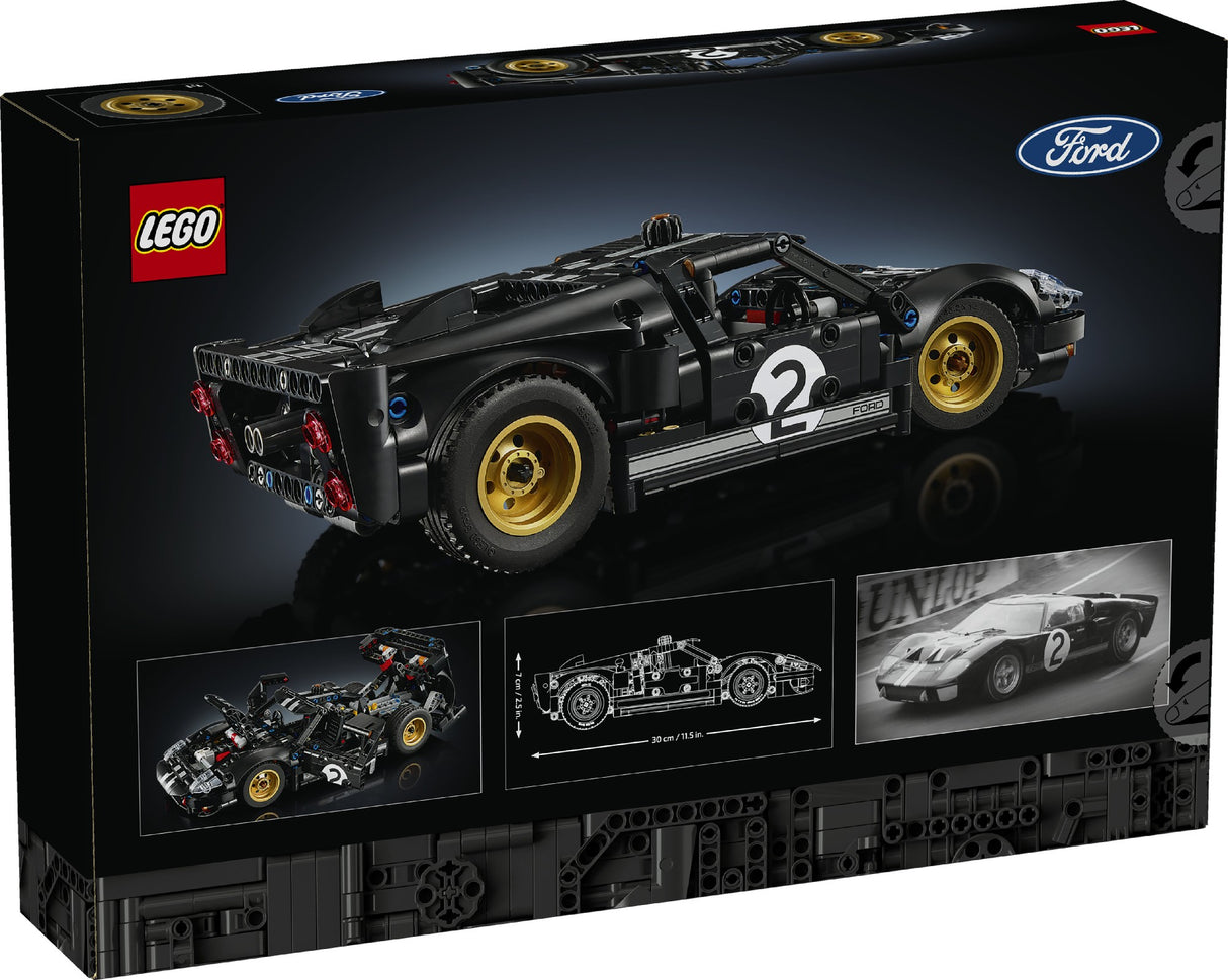 LEGO TECHNIC 1966 FORD GT40 MKII RACE CAR 42223 AGE: 18+