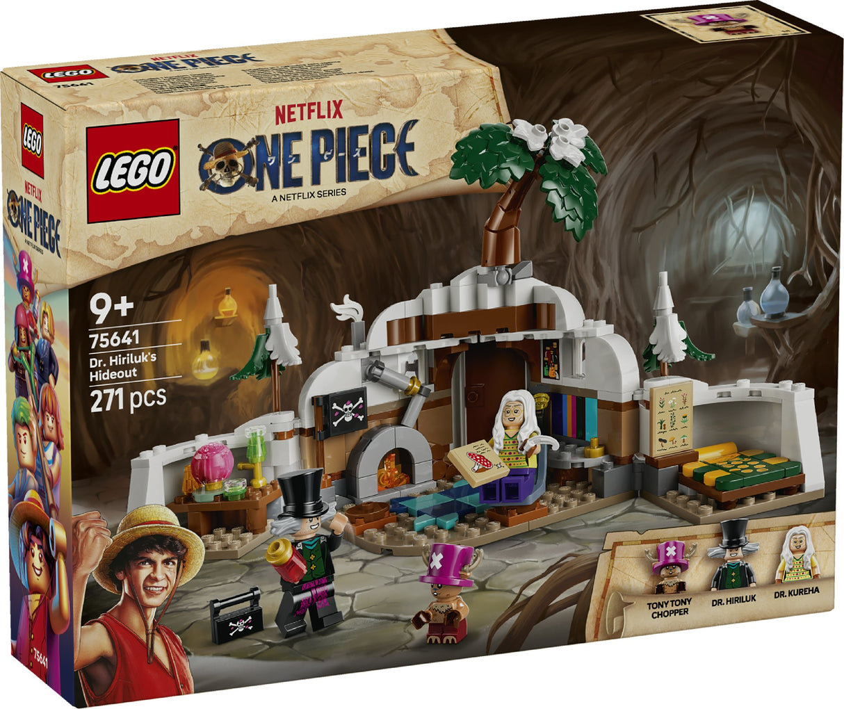 LEGO 75641 ONE PIECE DR. HIRILUK'S HIDEOUT AGE: 9+
