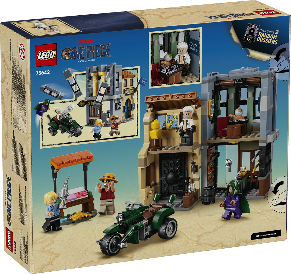 LEGO 75642 ONE PIECE SHOWDOWN WITH CAPTAIN SMOKER AGE: 9+