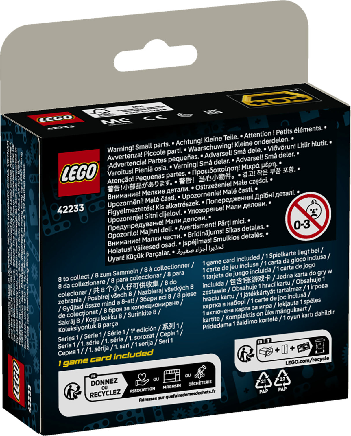 LEGO 42233 TECHNIC MIGHTY MACHINES COLLECTIBLE AGE: 7+