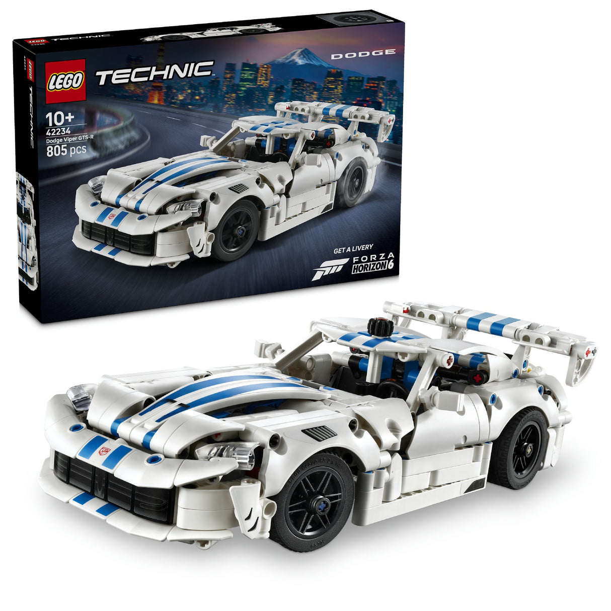 LEGO 42234 TECHNIC DODGE VIPER AGE: 10+