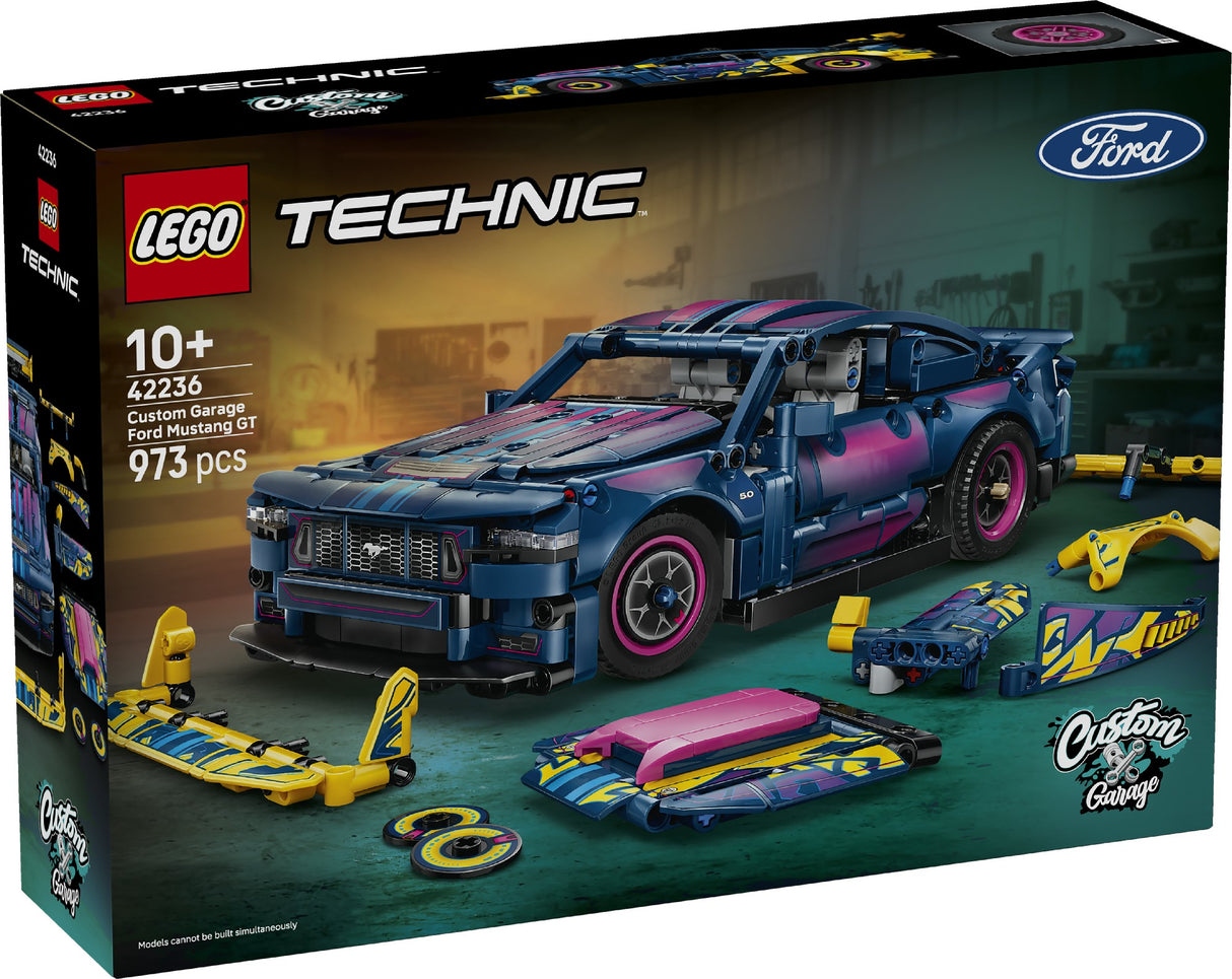 LEGO 42236 TECHNIC FORD MUSTANG CUSTOMISABLE AGE: 10+