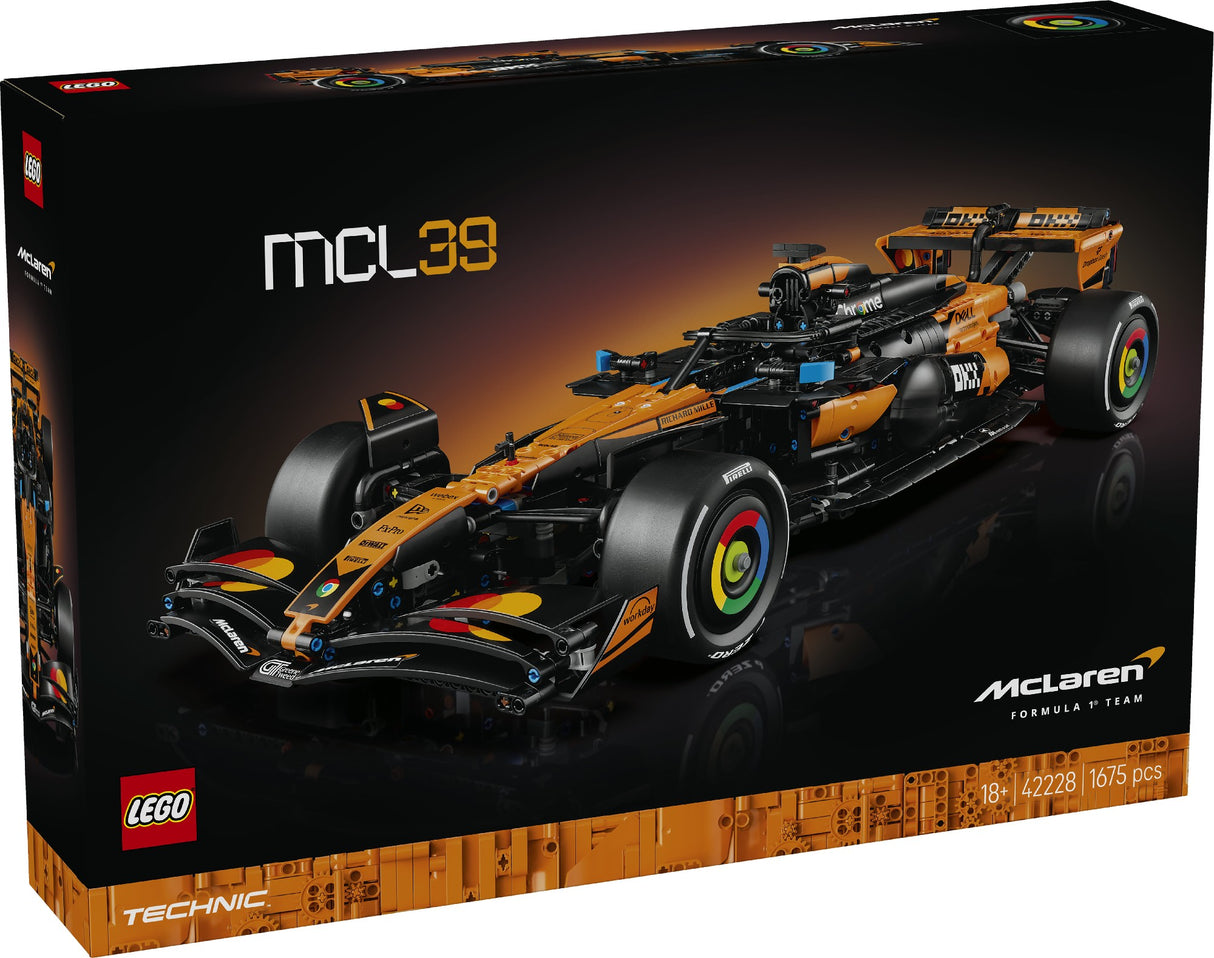 Lego Technic Mclaren Mcl39 F1 Car 42228 Age: 18+