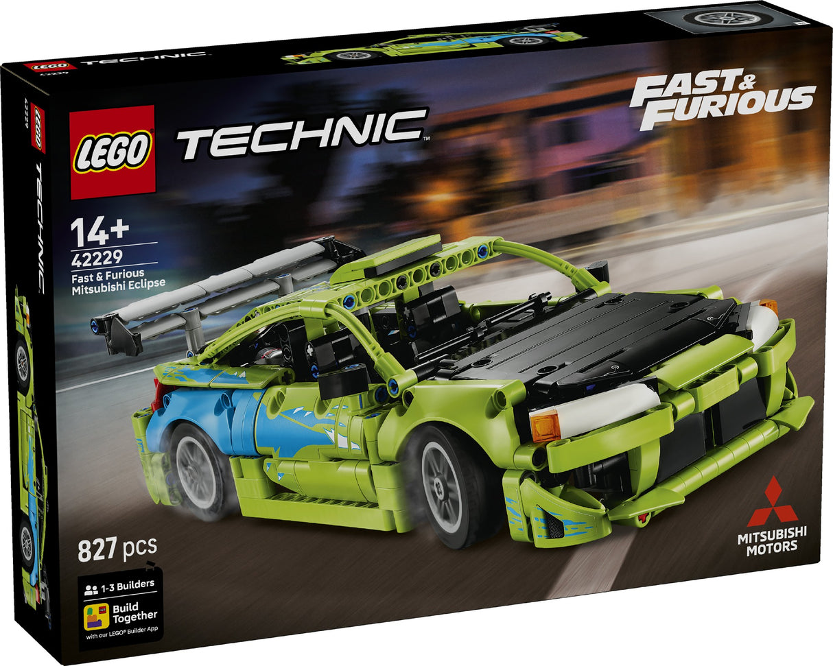 LEGO 42229 TECHNIC FAST AND FURIOUS MITSUBISHI ECLIPSE CAR AGE: 14+