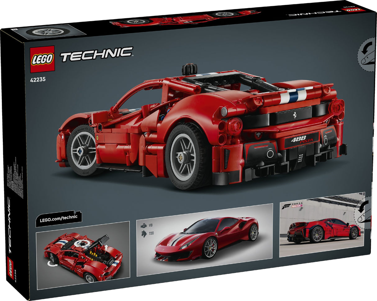 LEGO 42235 TECHNIC FERRARI 488 PISTA AGE: 9+
