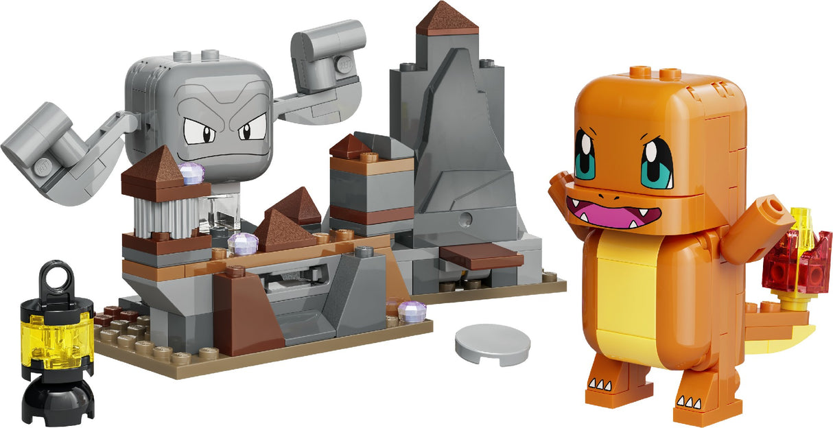 Lego 72157 Pokemon Smart Play™: Charmander And Geodude'S Cavern Clash Age: 6+