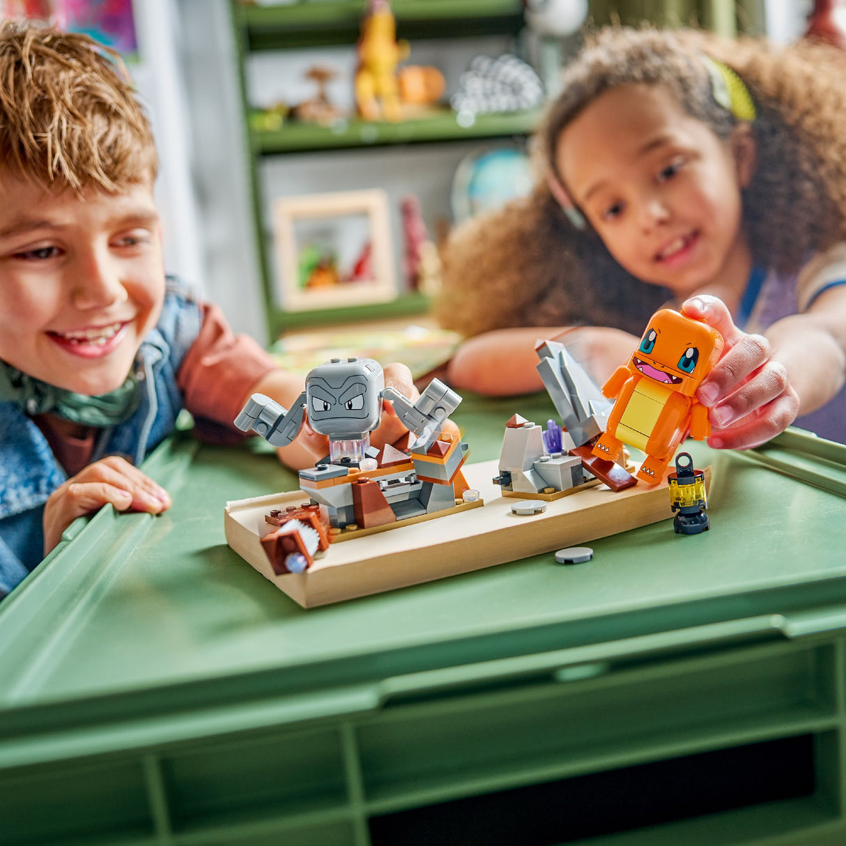 Lego 72157 Pokemon Smart Play™: Charmander And Geodude'S Cavern Clash Age: 6+