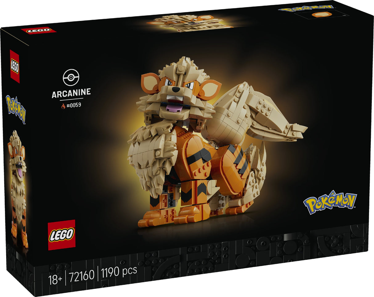 Lego 72160 Pokemon Arcanine Age: 18+