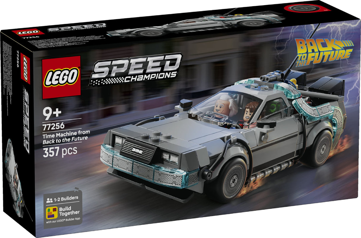 LEGO SPEED CHAMPIONS TIME MACHINE FROM BACK TO THE FUTURE 77256 AGE: 9+
