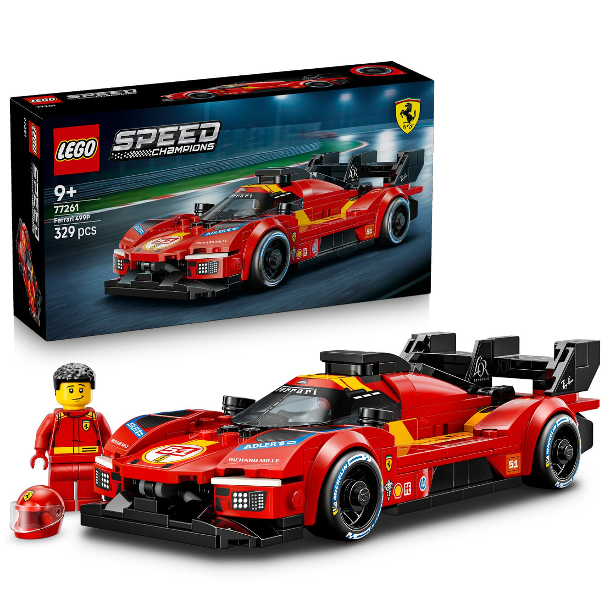 LEGO 77261 SPEED CHAMPIONS FERRARI 499P AGE: 9+