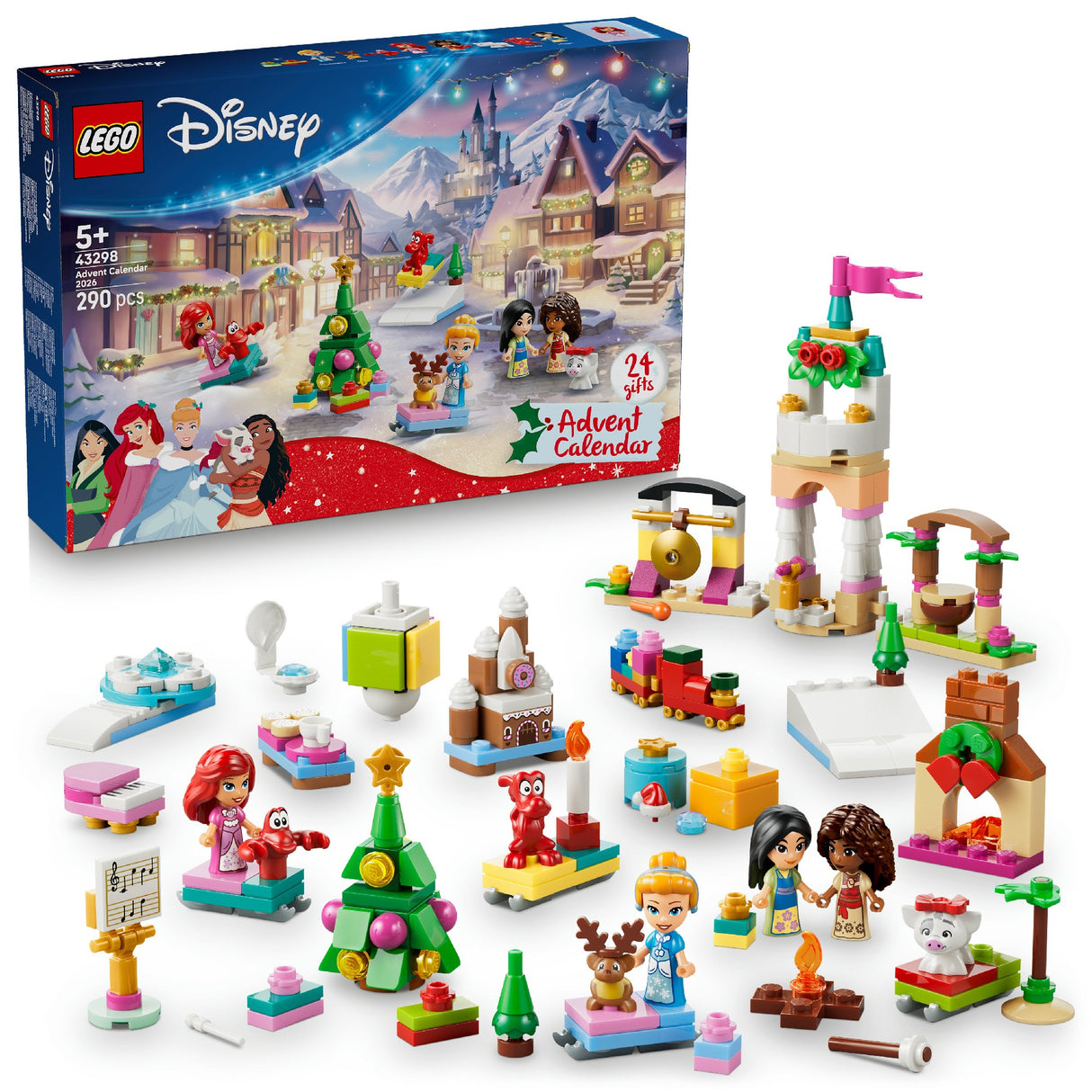 LEGO 43298 DISNEY PRINCESS ADVENT CALENDAR 2026 AGE: 5+