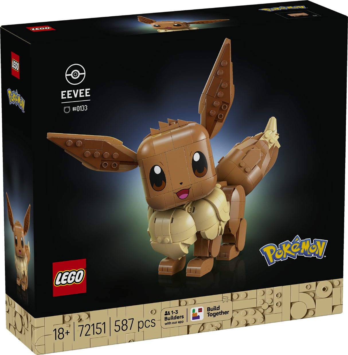 Lego Pokemon Eevee 72151 Age: 18+