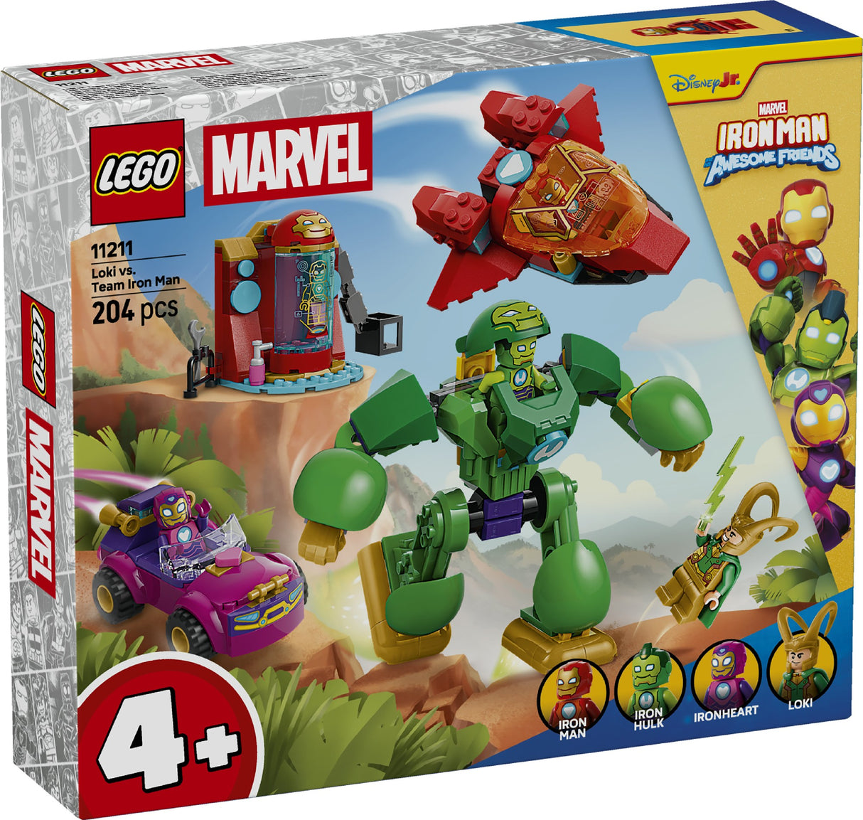 LEGO 11211 LOKI VS. TEAM IRON MAN AGE: 4+