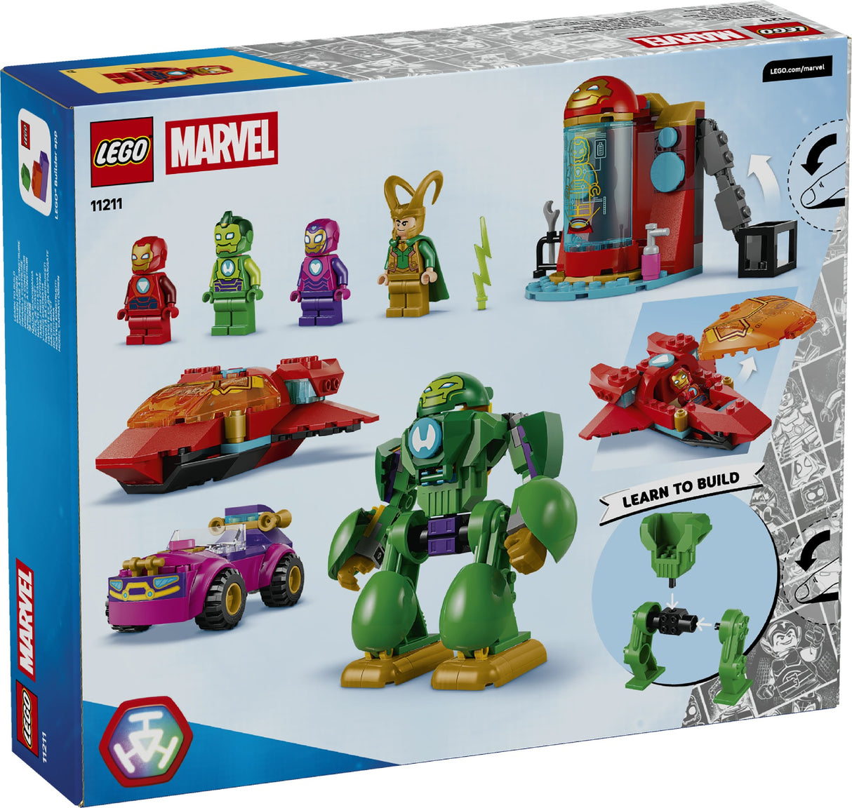 LEGO 11211 LOKI VS. TEAM IRON MAN AGE: 4+