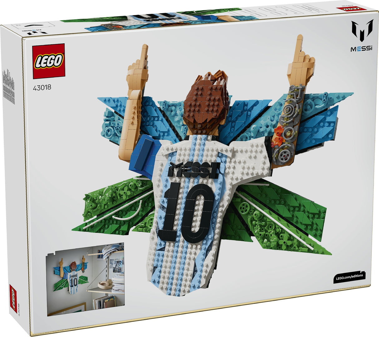 LEGO 43018 EDITIONS FOOTBALL LIONEL MESSI CELEBRATION AGE: 14+