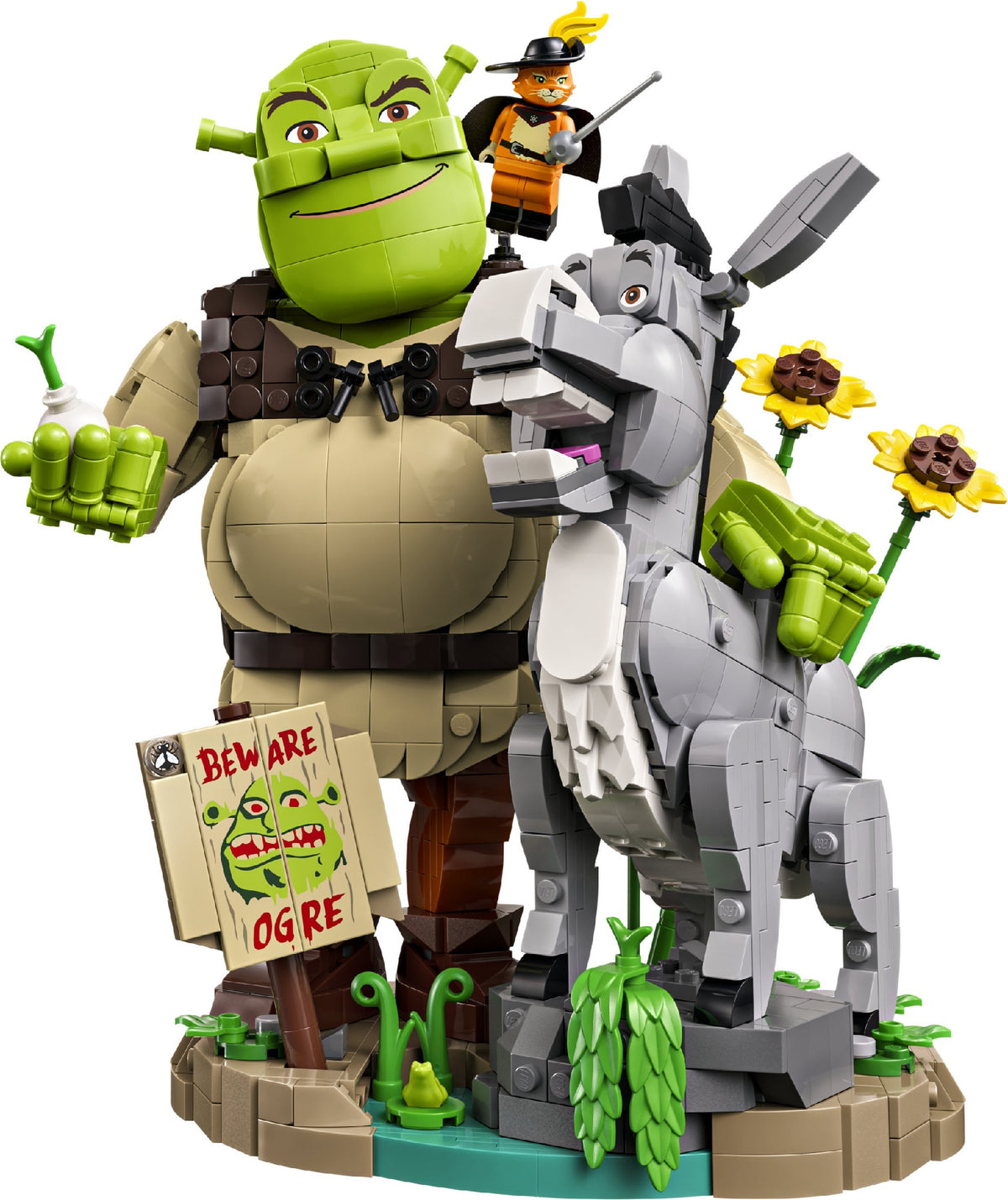 Lego Shrek, Donkey And Puss In Boots 72423 Age: 18+
