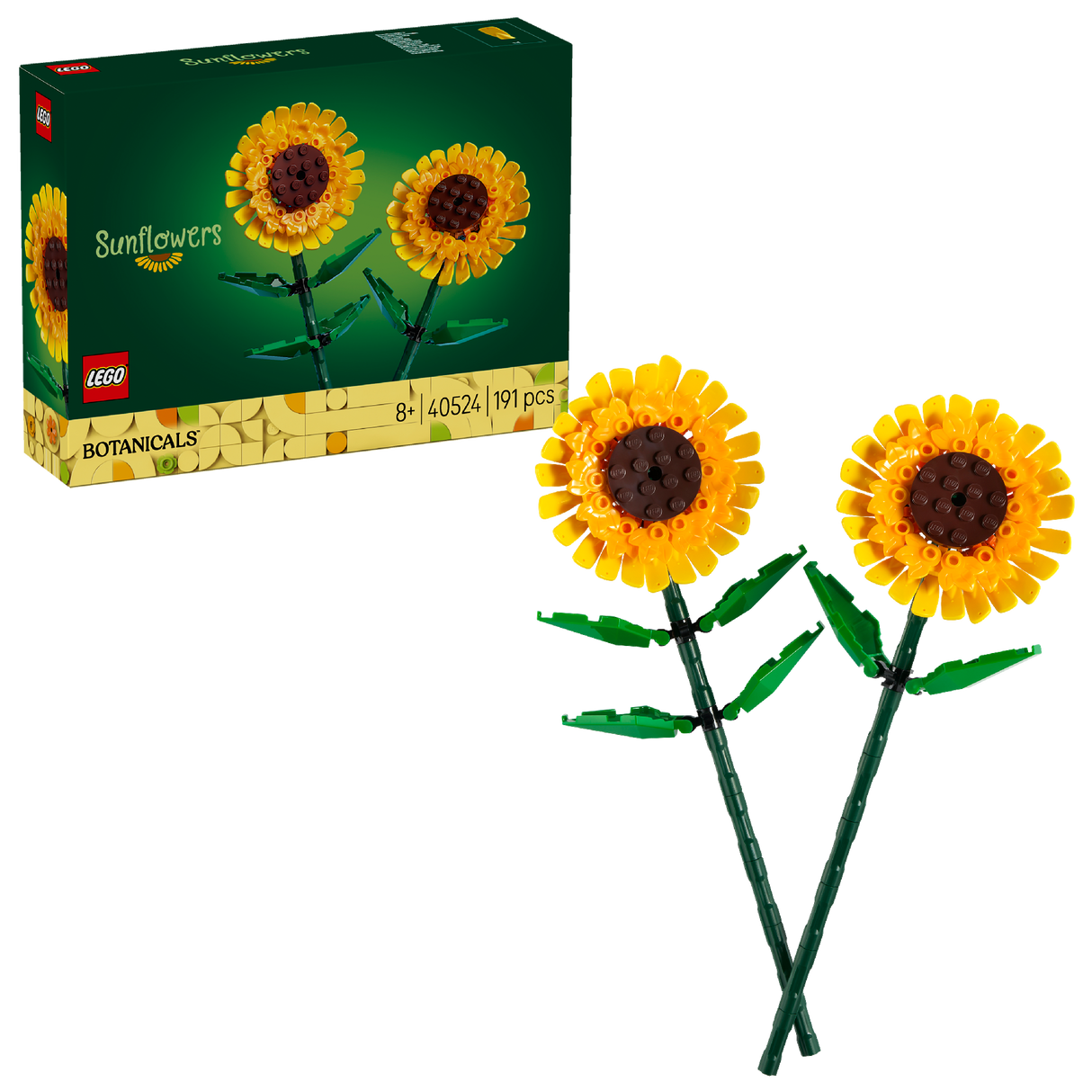 LEGO BOTANICALS SUNFLOWERS 40524 AGE: 8+