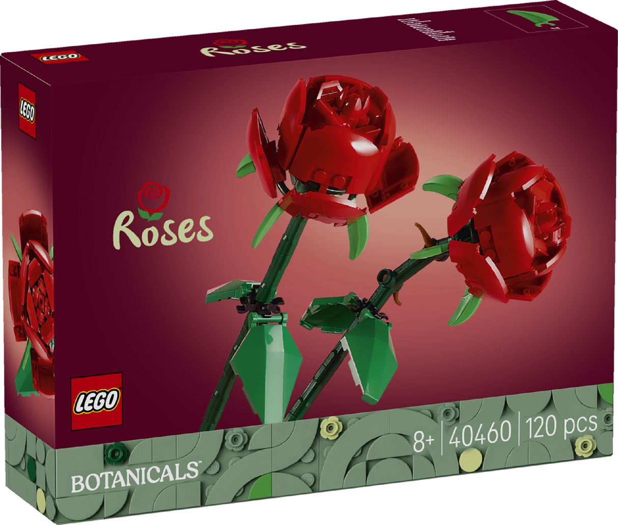 LEGO BOTANICALS ROSES 40460 AGE: 8+
