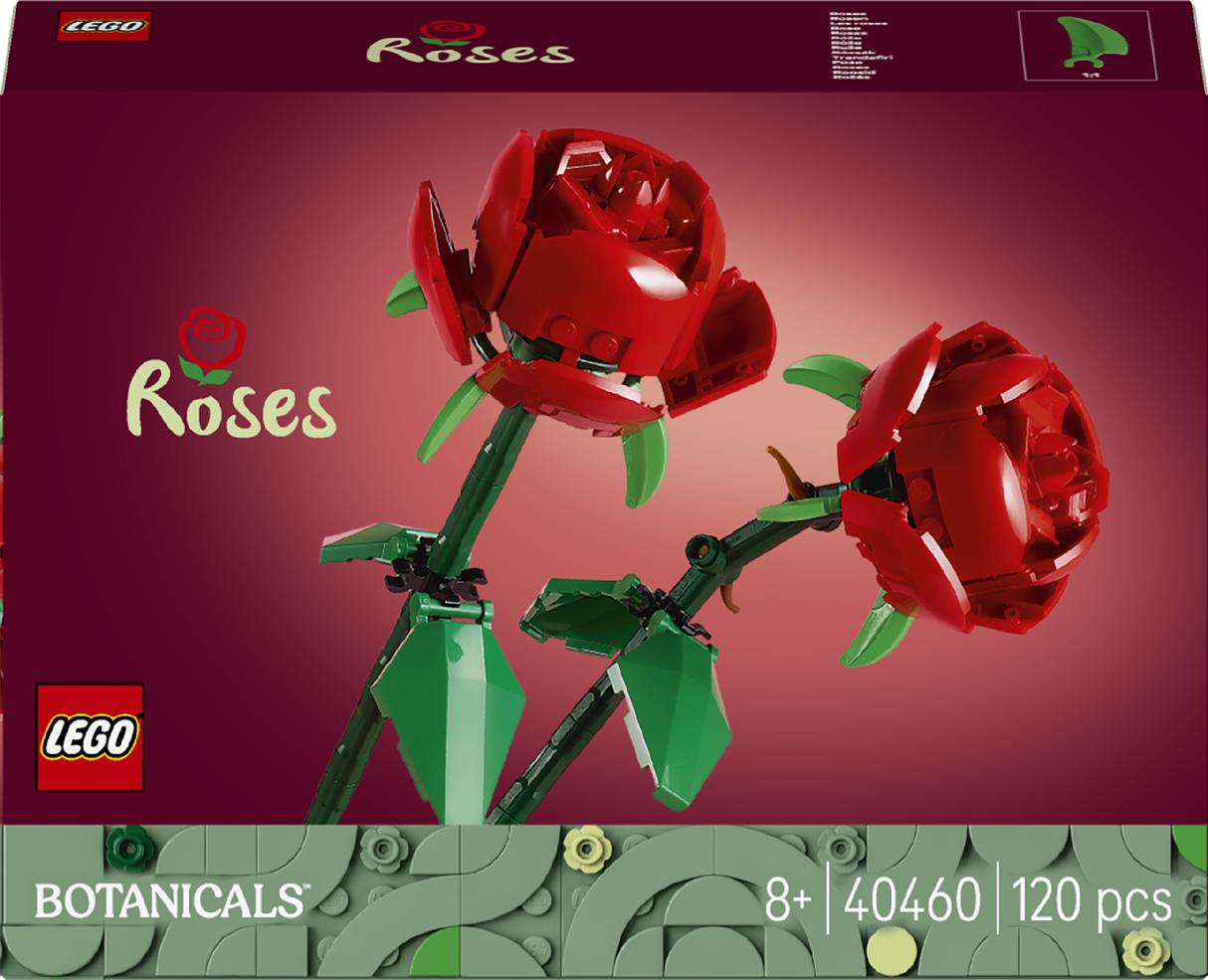 LEGO BOTANICALS ROSES 40460 AGE: 8+