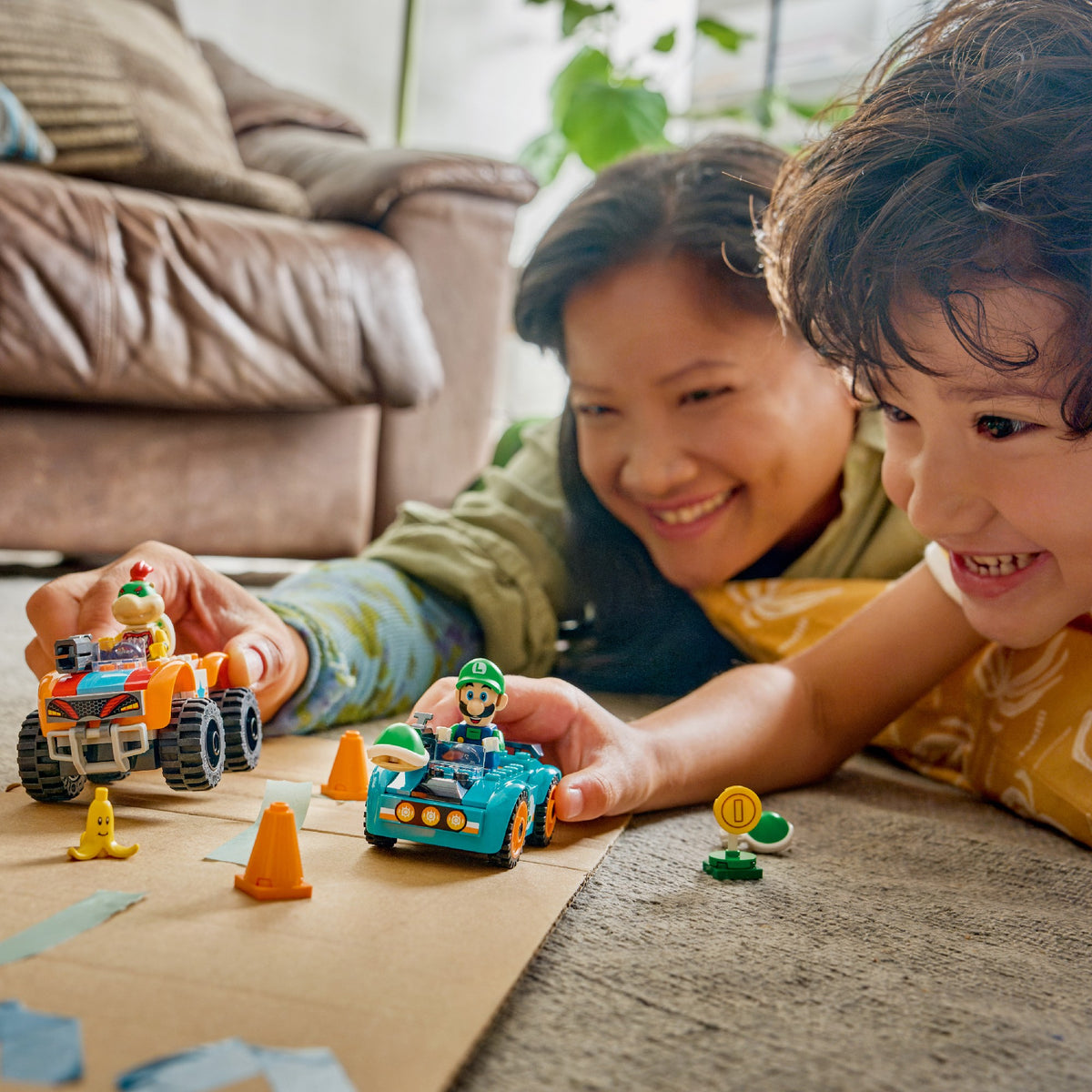 LEGO 72056 SUPER MARIO MARIO KART – LUIGI & BOWSER JR.'S RACE