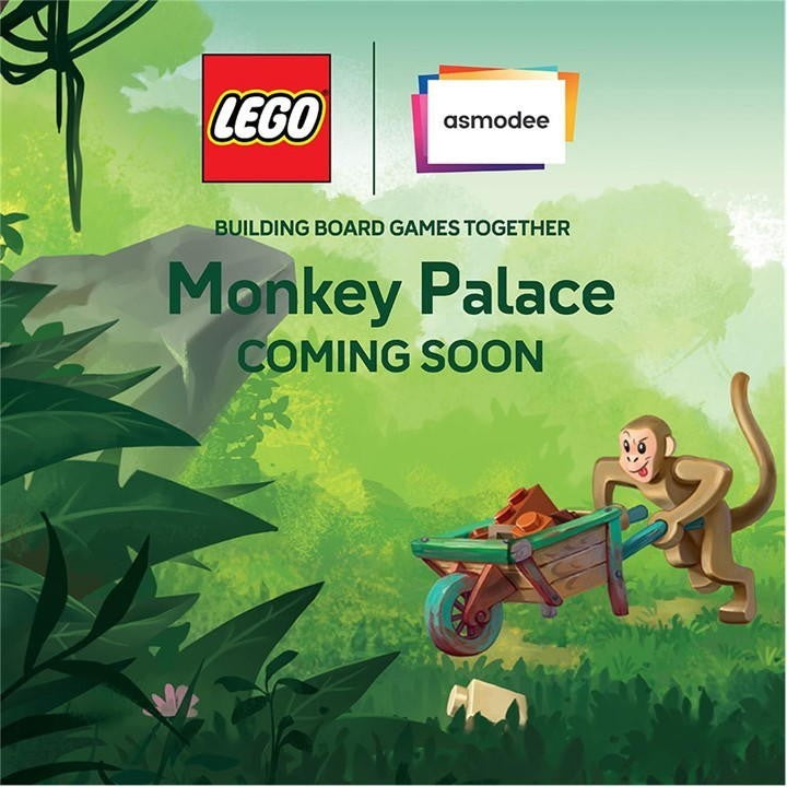 Dotted Games - Monkey Palace: a LEGO Board Game - Build Your Way to Victory Brick by Brick! Fun Family Brick-Building Game for Kids & Adults Ages 10+