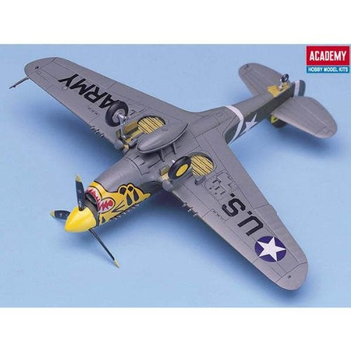 Academy 1/72 P-40E Warhawk Plastic Model Kit *Aus Decals* 12468