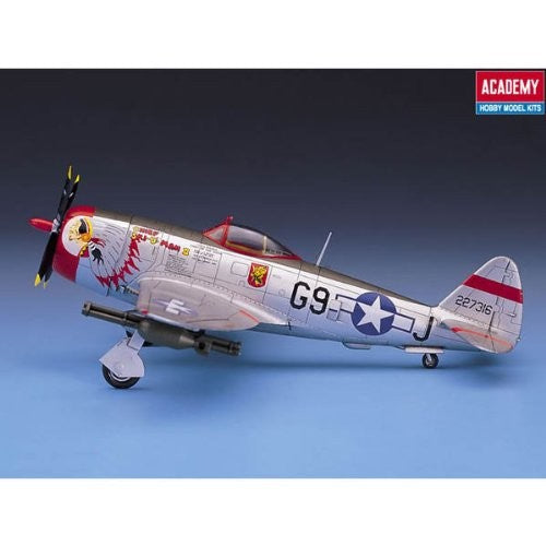 Academy 1/72 P-47D Bubble-Top Thunderbolt Plastic Model Kit 12491