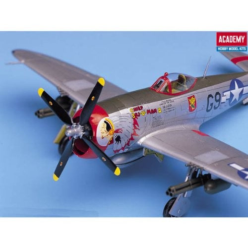 Academy 1/72 P-47D Bubble-Top Thunderbolt Plastic Model Kit 12491