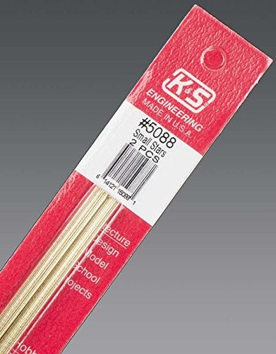 K&S 300mm Brass Small Star