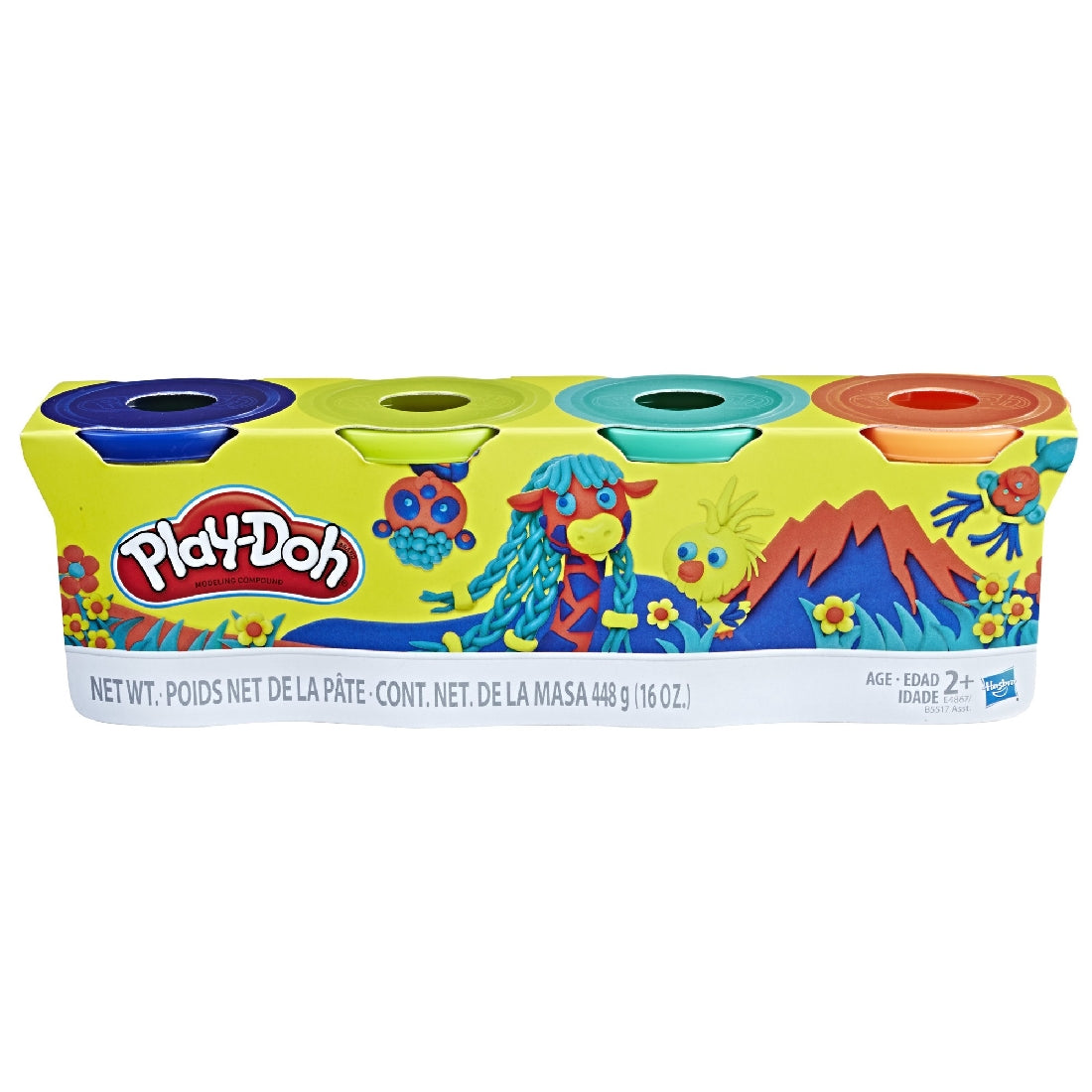 Play-doh Classic Colors 4pk - Animals