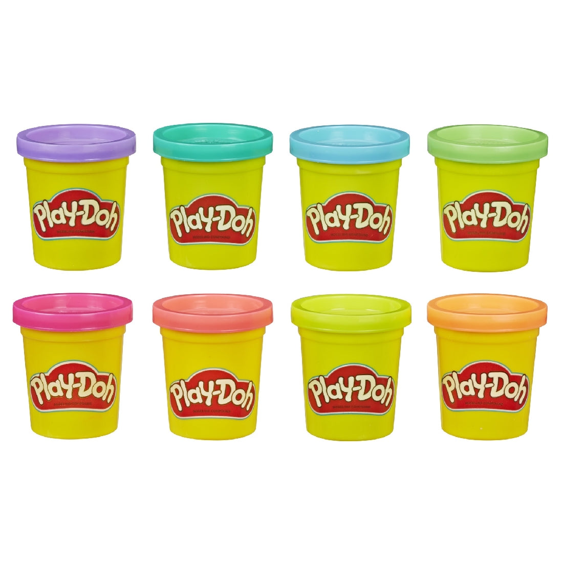 Play-doh 8pk Ast - Neon