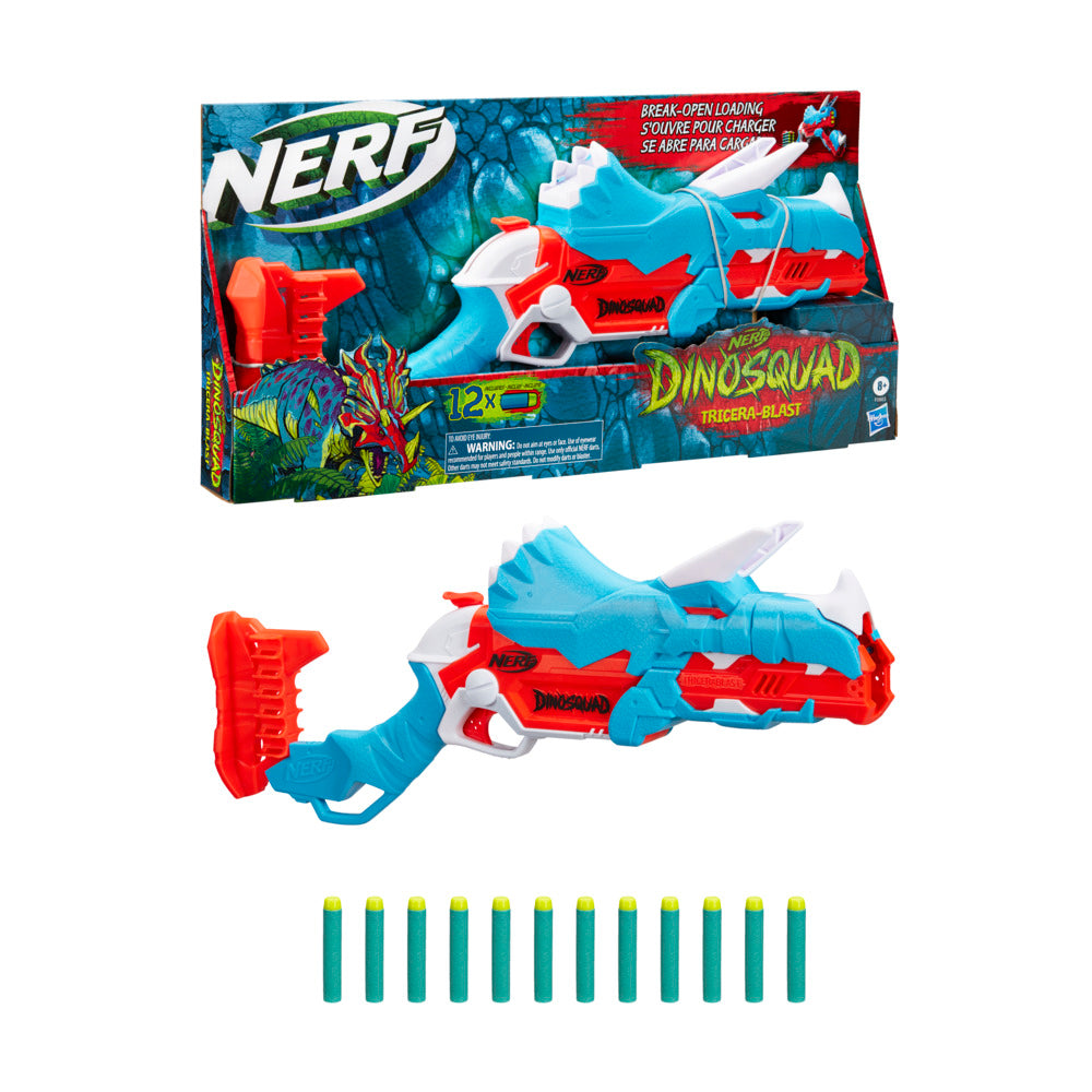 Nerf Dinosquad Tricera-blast Dart Blaster