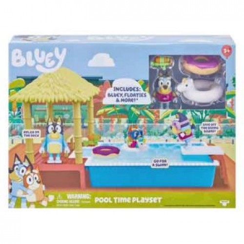BLUEY POOL TIME PLAYSET