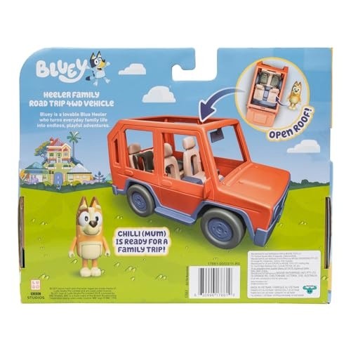 Bluey - Heeler Family Road Trip 4wd Vehicle