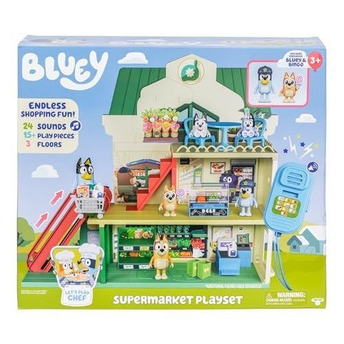 Bluey Supermarket Playset