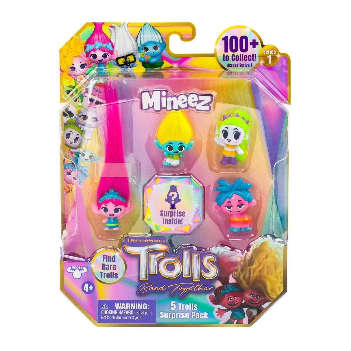 Trolls Figures Surprise 5-pack