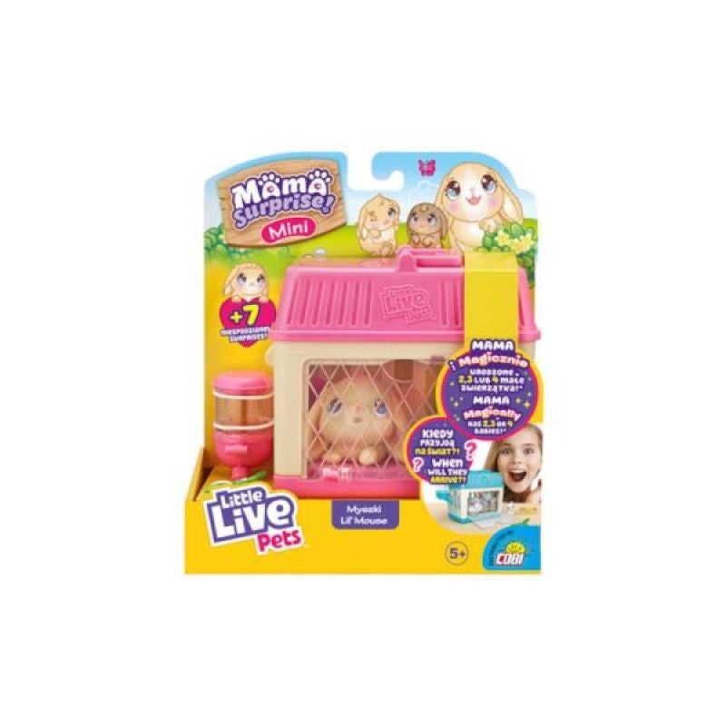Little Live Pets Mama Surprise Mini Platset - Pink Lil' Bunny