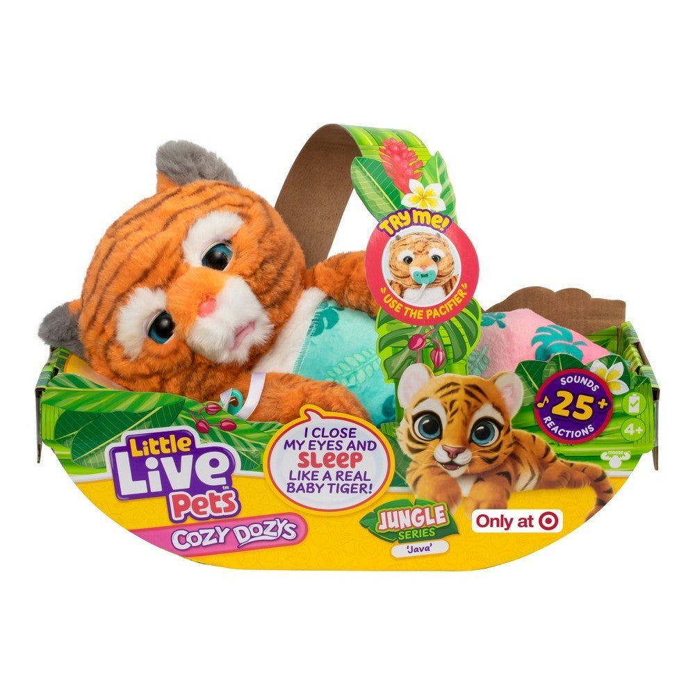 Little Live Pets Cozy Dozy S6 Jungle Series Java The Tiger