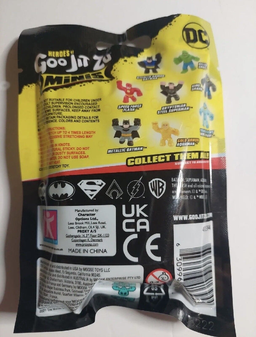 Heroes Of Goo Jit Zu Minis Dc 2.5”