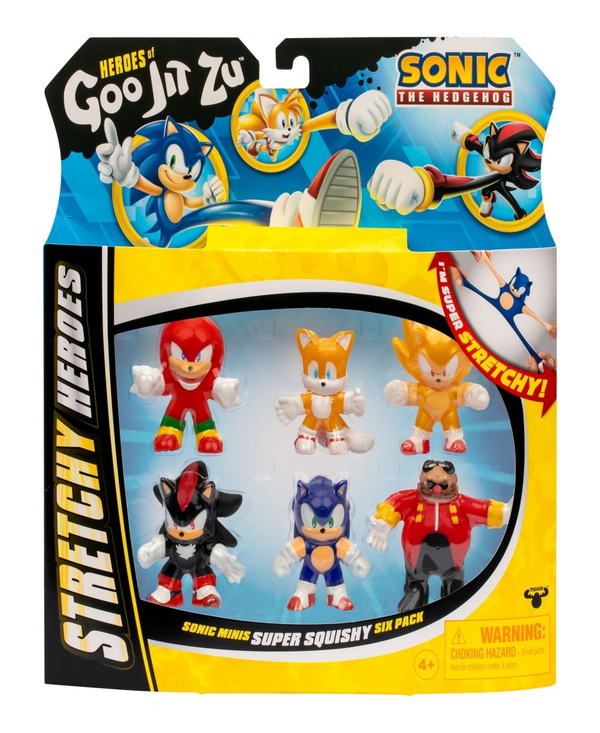 Heroes Of Goo Jit Zu Sonic The Hedgehog S4 Minis 6 Pack