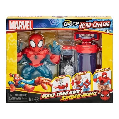 Heroes Of Goo Jit Zu of Marvel S10 Hero Creator Pack Spiderman