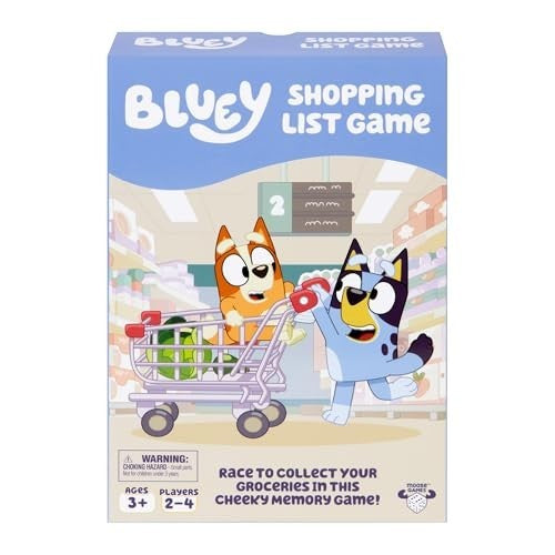 Bluey Shopping List game