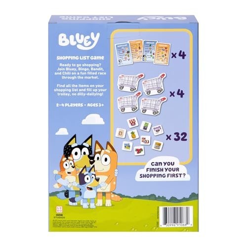 Bluey Shopping List game