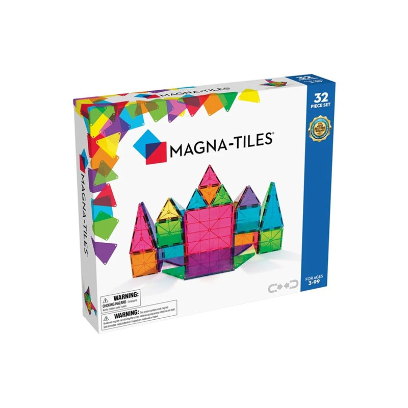 Magna-Tiles Magnetic Tiles Classic 32 Piece Set