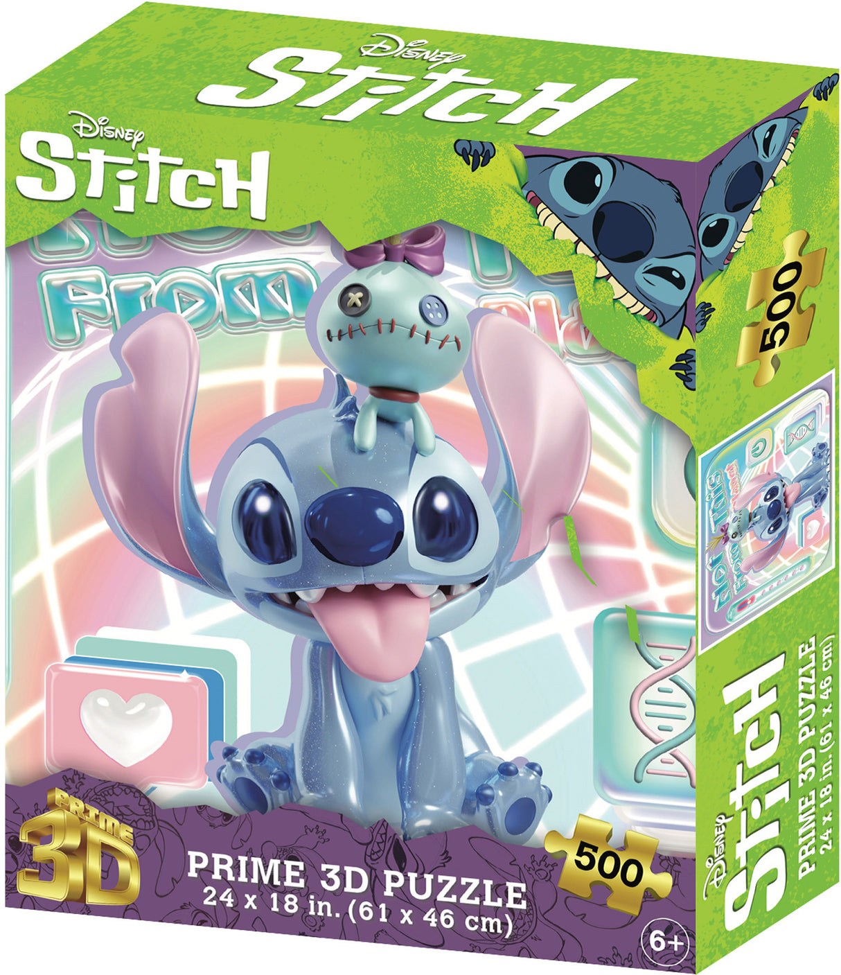 Prime 3d Disney Stitch - 500pc 3d Puzzle #4