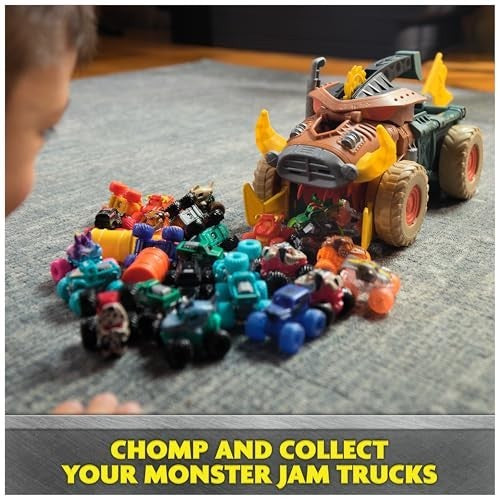 Monster Jam Mini Jam Megalodon Mad Hog Chomper and Monster Truck