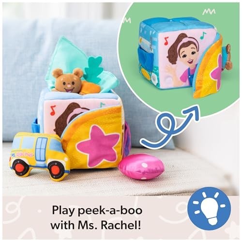Ms. Rachel Official Surprise Learning Box  Educational Toys with Stuffed Animals  Sensory Toys & Activities for Babies  Toddler Toys for Girls & Boys