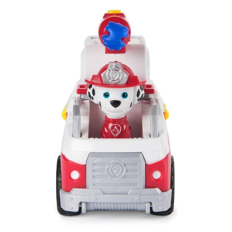 PAW Patrol Fire Rescue: Marshall S Rescue Fire Engine with Figure Launcher & Accessories for Kids 3+