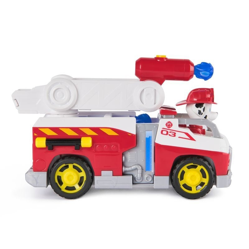 PAW Patrol Fire Rescue: Marshall S Rescue Fire Engine with Figure Launcher & Accessories for Kids 3+